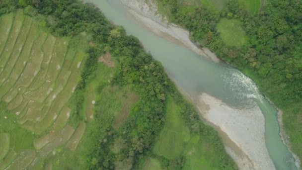 필리핀, 루손에서에서 산 풍경. — 비디오