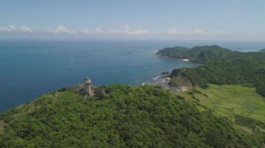 Cape engano yılında deniz feneri. Filipinler, Palau Island.