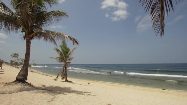 Biała piaszczysta plaża. Filipiny. — Wideo stockowe