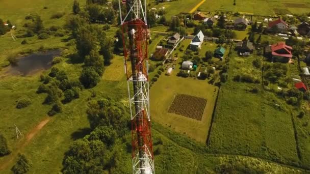 Telefon signal tower — Stockvideo