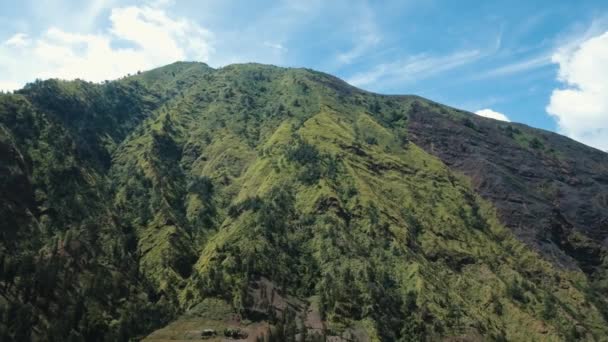Paisagem montanha.Ilha Jawa, Indonésia . — Vídeo de Stock