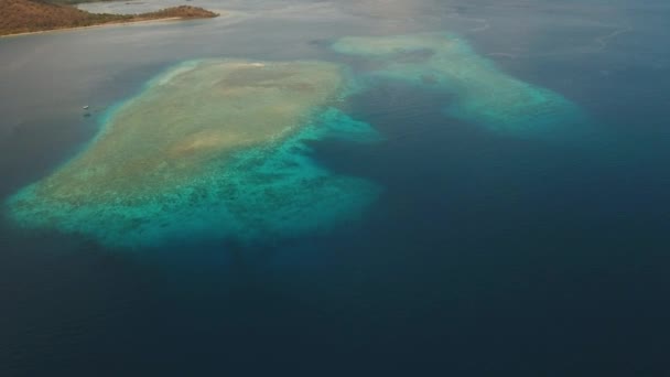 Atollo della barriera corallina, Bali. — Video Stock