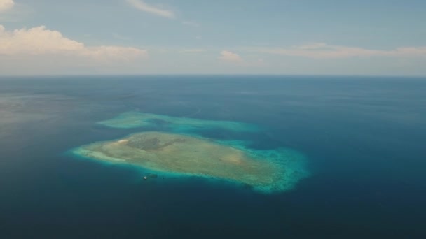 Korálový útes Atoll, Bali. — Stock video