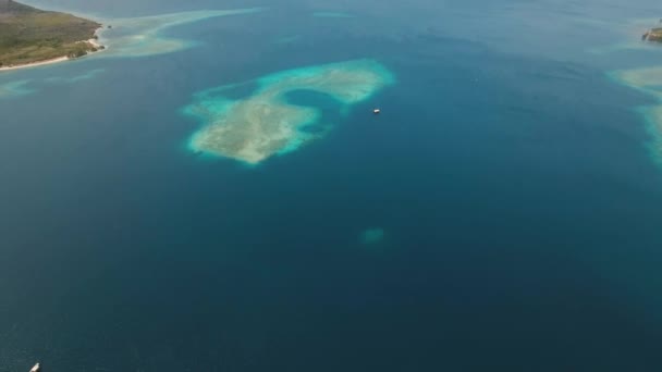 Coral Reef Atoll, Bali. — Stock Video