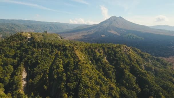 Wulkan Batur, Bali, Indonezja. — Wideo stockowe