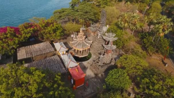 Candi Hindu di pulau Bali, Indonesia . — Stok Video