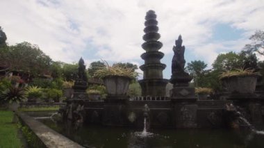 Bali 'deki Tirta Gangga. Hindu tapınağı.