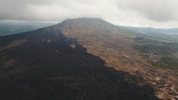 インドネシア・バリのバタール火山. — ストック動画