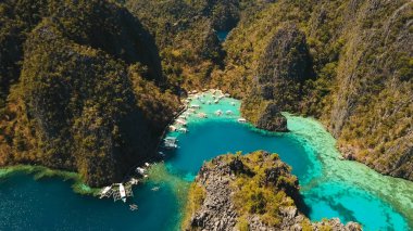 Kayangan Gölü, Filipinler, Coron Palawan Beautyful lagoon.