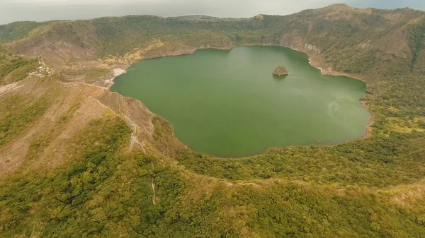 Volcán Taal, Tagaytay, Filipinas . — Foto de Stock