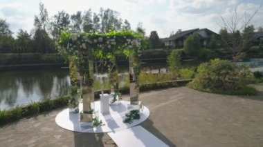 düğün açık hava töreni