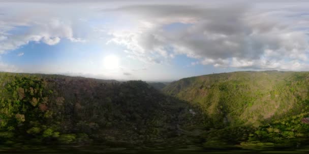 山の風景、インドネシアのバリ島。vr360 — ストック動画