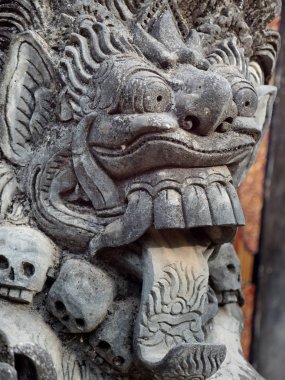 Bali 'deki Hindu tapınağı.