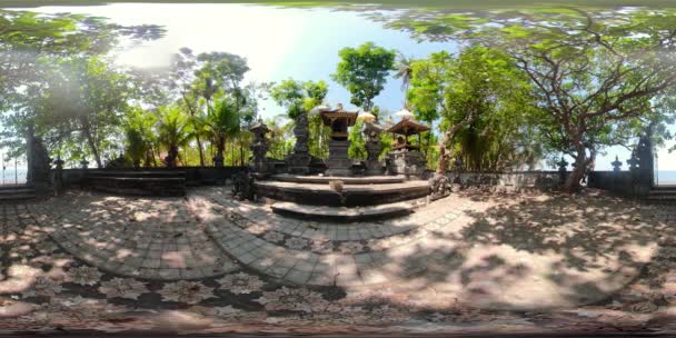 Hindu temple in Bali vr360 — Stock Video