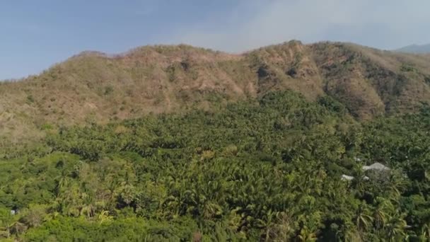 Endonezya, Bali 'deki dağ manzarası — Stok video