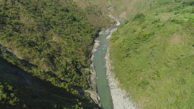 Filipinler 'deki Dağ Bölgesi.