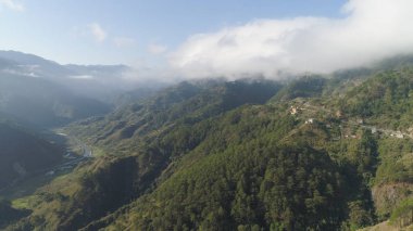 Filipinler 'deki Dağ Bölgesi.