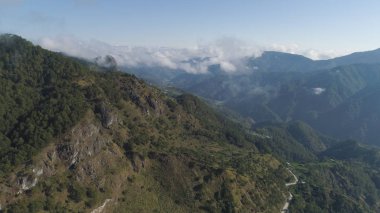 Filipinler 'deki Dağ Bölgesi.