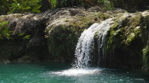 Beautiful tropical waterfall. Philippines, Luzon — Stock Photo, Image