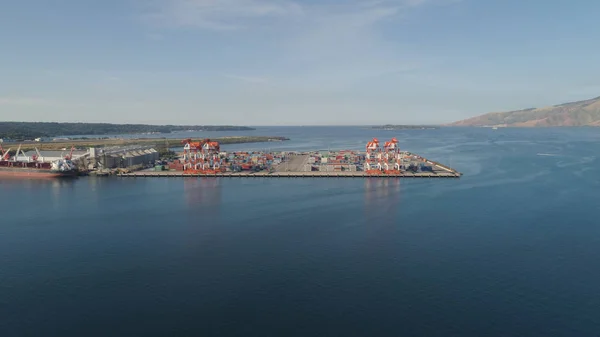 Puerto de carga marítima. Luzón, Bahía Subic . — Foto de Stock