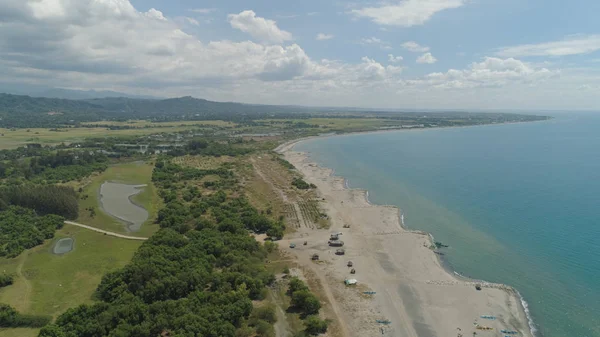 Tropical landscape, beach on the island of Luzon, Philippines.