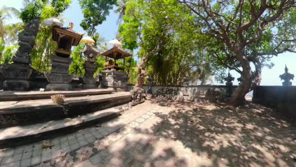 Hindu-templet på Bali — Stockvideo