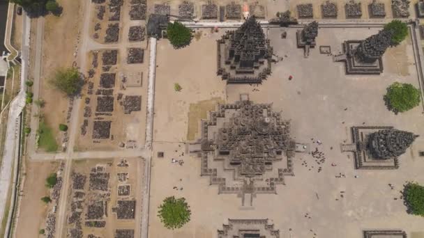 Prambanan tapınağı, Java, Endonezya — Stok video