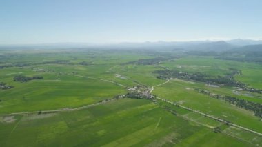 Pirinç Teras alanıyla manzara. Filipinler, Luzon.