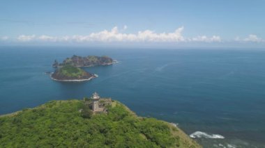 Cape engano yılında deniz feneri. Filipinler, Palau Island.