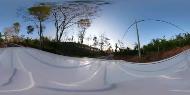 Campagna in Asia jawa, Indonesia vr360 — Video Stock