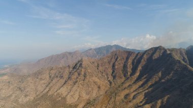 Endonezya, Bali 'deki dağ manzarası