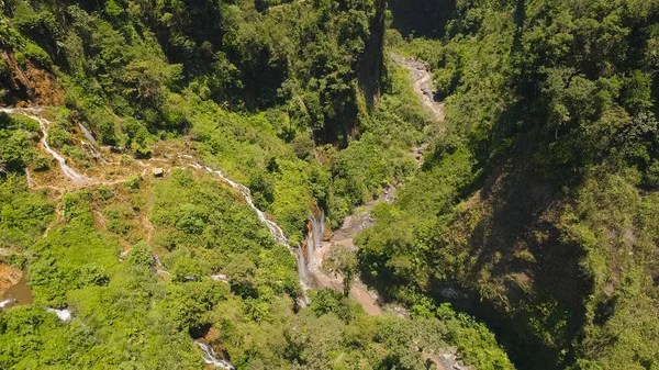 Wodospad Coban Sewu Java Indonezja — Zdjęcie stockowe