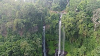 Güzel tropik şelale Bali, Endonezya.