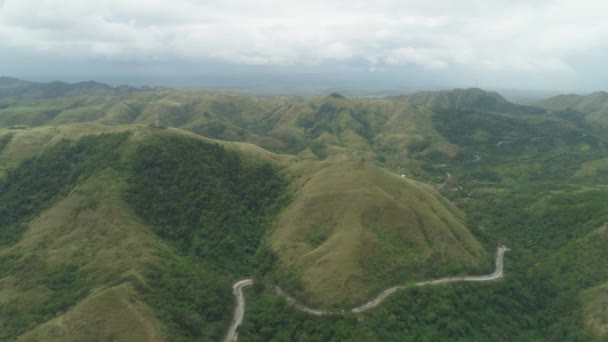 Bergprovinz auf den Philippinen. — Stockvideo