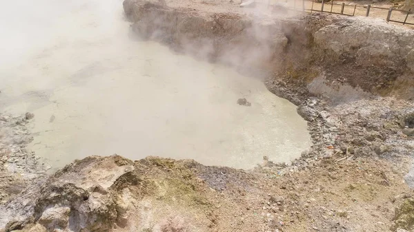 Meseta volcánica Indonesia Dieng Plateau —  Fotos de Stock