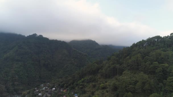 Province de montagne aux Philippines. — Video