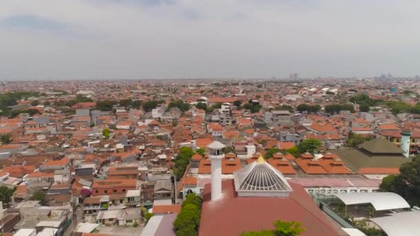 Surabaya hoofdstad Jawa Timur provincie Indonesië — Stockvideo