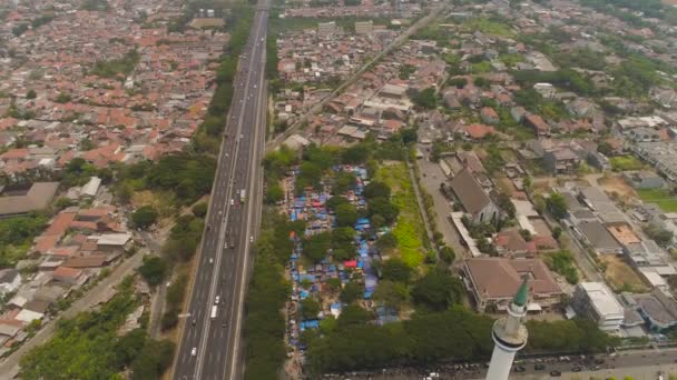 Surabaya hoofdstad Oost-Java, Indonesië — Stockvideo