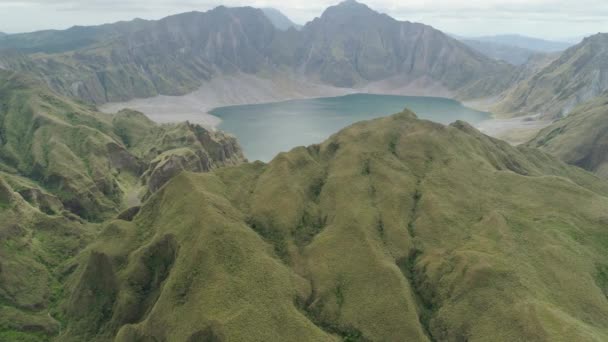 Crater Lake Pinatubo, Filippine, Luzon. — Video Stock