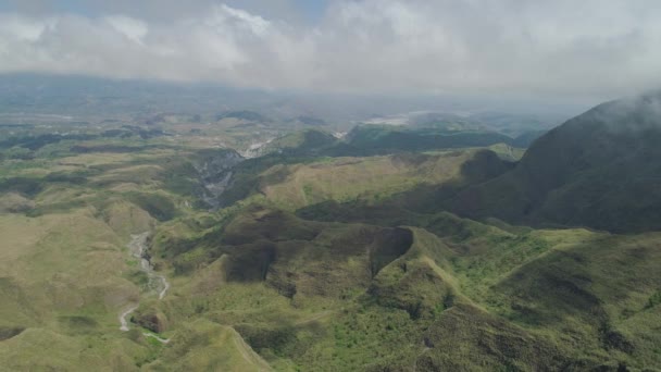 Província de montanha nas Filipinas, Pinatubo. — Vídeo de Stock