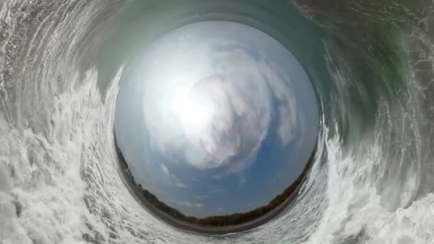 Великі Океанські хвилі — стокове відео