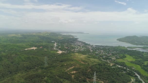 Tropische Landschaft. Philippinen, Luzon. — Stockvideo