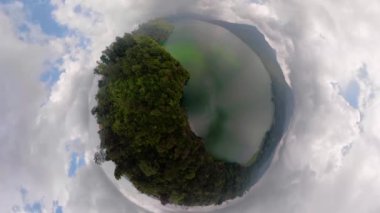 Dağlar Bali, Endonezya vr360 gölde