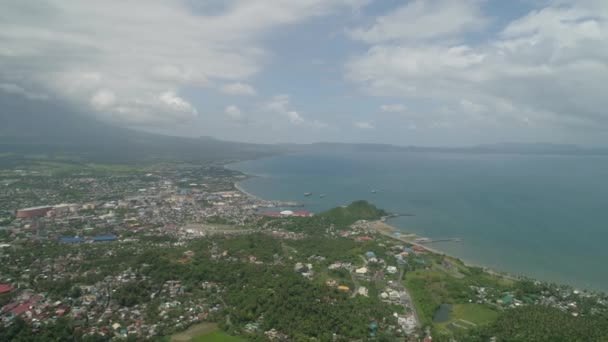 Legazpi city i Pihilippines, Luzon. — Stockvideo