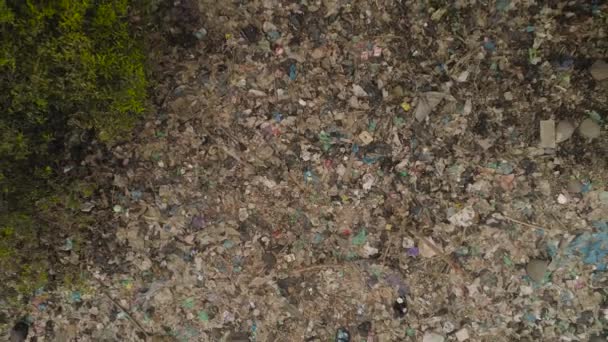Problema com o lixo na ásia java, indonésia — Vídeo de Stock