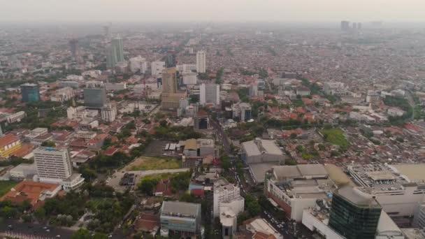 Surabaya huvudstad östra Java, indonesien — Stockvideo