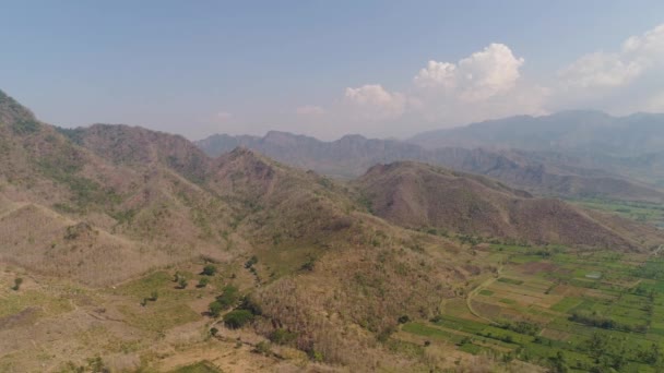 Paesaggio montano in java, indonesia — Video Stock