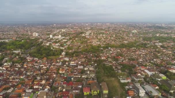 Vista aerea Yogyakarta, Indonesia — Video Stock