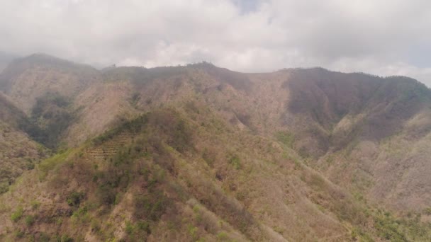 Montaña paisaje indonesia — Vídeo de stock