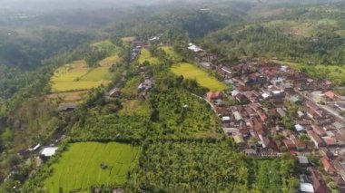 Endonezya 'da tarım arazisi olan tropikal araziler